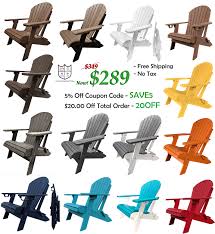 Duraweather Poly Resin Furniture Lifetime Warranty Free Shipping No Tax Comfortable Patio Furniture Poly Adirondack Chairs Resin Patio Furniture