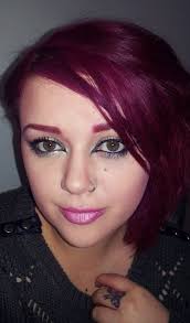 Magenta Hair Eyebrows Gold Green Eyeshadow Pink Lips Magenta Hair Colors Magenta Hair Light Blonde Hair