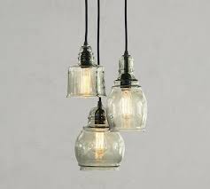 Paxton Glass 3 Multi Light Pendant Pottery Barn