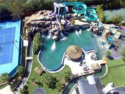 32m Texas Mansion Has Waterpark In Ground Trampoline In Backyard Backyard Water Parks Resort Style Pool Water Park