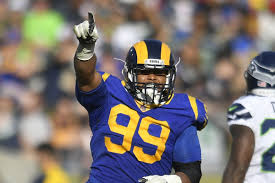 As a kid, aaron donald practically lived in his dad's basement gym. The Rams Should Let Aaron Donald Run The Ball Seriously Sbnation Com