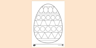 Easter is the most important christian celebration. Free Easy Easter Egg Colouring Page Creative Activity For Kids
