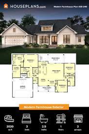 Farmhouse Style House Plan 3 Beds 2 5 Baths 2020 Sq Ft Plan 430 245 In 2021 Modern Farmhouse Exterior Farmhouse Style House House Plans