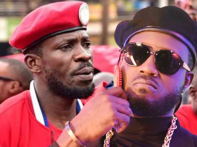 Image result for bebe cool chameleon and bobi wine"