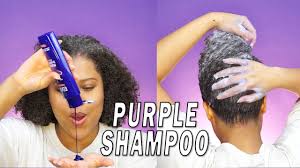 If you have a full mane of dark brown hair, using a purple shampoo won't be particularly effective. Wow I Tried A Purple Shampoo For The First Time On My Natural Silver Curly Hair Samantha Pollack Youtube