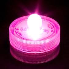 Pink Submersible Led Light Submersible Led Lights Tea Lights Wedding Tea Lights