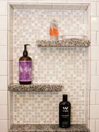 Maybe you would like to learn more about one of these? Snow Ice Bathroom Recessed Soap Shampoo Niche American Olean White 3 X 6 Subway Tile With Pepper Granite Shelves Cro Mosaic Shower Shelves Bath Shelf