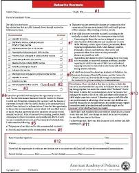 Refusal To Vaccinate 3 Flu Vaccine Consent Form Template – azserver.info