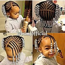 40 easy cornrow hairstyles with beads on black kids. 14 Super Cute And Creative Corn Row Styles For Your Little Girl Gallery Toddler Braided Hairstyles Little Girl Braids Baby Hairstyles