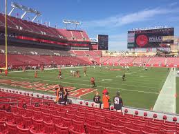 raymond james stadium section 125 tampa bay buccaneers