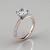 Rose Gold Cushion Cut Solitaire