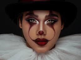 clown face paint makeup