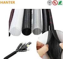 Cut Resistant Expandable Kevlar Aramid Fiber Braided Long Sleeves  Insulating Tubular Webbing for Wiring Harness