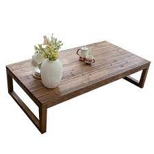 Antique Rustic Vintage Pine Coffee Center Table Wooden Living Room Furniture Tea Table Rect Wooden Living Room Furniture Wood Cocktail Table Wooden Living Room