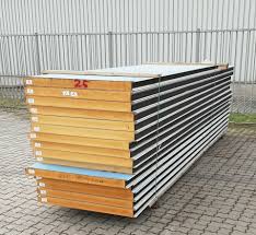 Sandwichelemente Fur Ihre Wand Aus Aluminiumwandstarke Kernstarke 80 Mmplattenbreite 1 000 Mmblechstarke 0 63 0 50 Mmmaterial Aluminium Trapezblech Trapez