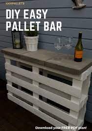 Download Our Pdf Pallet Tutorials 1001 Pallets In 2021 Pallet Furniture Outdoor Diy Pallet Furniture Pallet Bar Plans