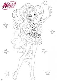 Winx Club Season 8 Cosmix Coloring Page Aisha In 2020 Coloring Pages Cartoon Coloring Pages Winx Club