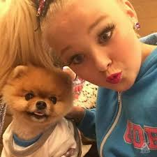 My daughter now puts bows all over our dog! I Love U I Am Talking To My Dog And My Fans Jojo Siwa Outfits Jojo Siwa Jojo Siwa Real Name