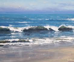 As we come toward the shore, the water starts to turn to. How To Paint The Sea In Acrylics Painting Tutorial 2019 Paintingtutorials