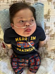 Good night Tribe! 💙 Cousin Oliver and I have had a fun night at Grandma's  while our mommies had a girls night out! We are excited because we are  having a sleep