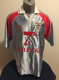 Photos courtesy slbenfica.pt adidas , benfica , portugal , primeira liga , soccer. Benfica Away Football Shirt 1999 2000 Sponsored By Telecel