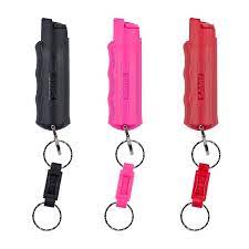 3 In 1 Key Case Pepper Spray With Quick Release Key Ring Sabre