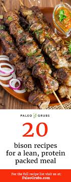Maybe you would like to learn more about one of these? 20 Paleo Bison Recipes For A Lean Protein Packed Meal Paleo Grubs