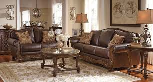 Mellwood Walnut Living Room Set Signature Design Furniture Cart Livingroomdesigns With Images Walnut Living Room Living Room Remodel Living Room Sets