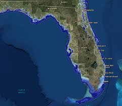 Map Florida Coastline With 10 Foot Sea Level Rise