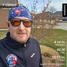 A sunny Sunday morning run with Edward ONeil. 194.05 mtd/ytd (1061.84 to  go).