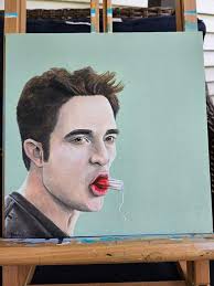 Vampire-themed artwork, possibly a mural in Mexico, sparks reactions