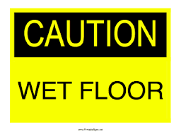 We did not find results for: Printable Caution Wet Floor Sign