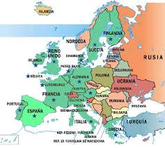 En el mapa aparecen señalados los lugares más interesantes que ver en budapest. Europe Map To Print