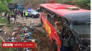 Babusar top, gilgit baltistan bus accident footage. About 60 People Die Inside Ghana Bus Accident Bbc News Pidgin
