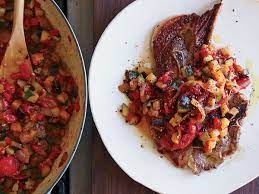 Lamb Shoulder Steaks With Ratatouille Recipe Recipe Lamb Recipes Lamb Dinner Ratatouille Recipe