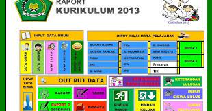Penilaian dalam kurikulum 2013 sebagai pedoman dalam merencanakan serta melaksanakan proses penilaian bagi pendidik untuk melihat hasil belajar para siswa yang didalam kurikulum terbagi menjadi 4 bagian diantaranya mulai dari penilaian sikap yang. Aplikasi Raport K 13 Madrasah 2017 2018 Siap Pakai Gratis Madrasah Muba
