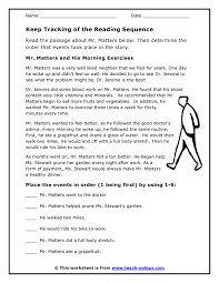 Mr Matters And His Morning Exercises Sequencing Worksheets Sequence Of Events Worksheets Story Sequencing Worksheets
