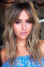 25 latest medium length hairstyles with bangs for 2021 sometimes girls can get tired of ordinary haircuts and want to cut their bangs for medium hair length you can safely choose any form of bangs the most fashionable bangs will be asymmetrical for example such as torn on one side or with division into a parting bangs can perfectly diversify. Medium Length Hairstyles With Bangs Hairs London