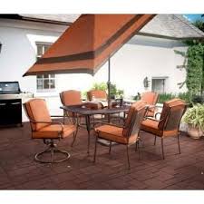 Martha Stewart Living Mallorca Ii 7 Piece Patio Dining Set Discontinued 1 10 202 Dstd At The H Patio Furniture Dining Set Backyard Inspiration Patio Dining Set