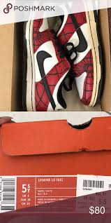 Nike Dunk Low Spider Man 5 5y Or 7w Nike Dunk Low Nike Dunk Low