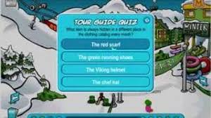 Here are the quiz answers which color of puffle can catch fire? Club Penguin Tour Guide Quiz Answers Youtube