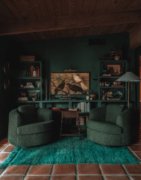 My inspo for a monochromatic green room, yay or nay? : r/InteriorDesign