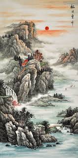 Maybe you would like to learn more about one of these? Chinese Oil Paintings Feng Shui Painting Traditional Mountains Landscape Painting Us 4 Chinese Landscape Painting Landscape Paintings Oil Painting Landscape