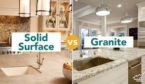 Solid surface material for your countertops. Granite Vs Solid Surface Countertops What Is The Difference