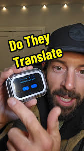 Erazer XP6 Translation Earbuds with Touchscreen Case