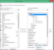 How To Customize Existing Tabs On The Ribbon In Office 2013 Custom Tab Office