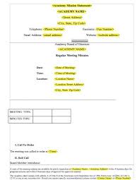 20 Handy Meeting Minutes Meeting Notes Templates