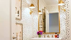 Modern elements like the freestanding tub and vessel sinks mix with eclectic and bohemian touches, including leather cabinet pulls, patterned concrete tile and a traditional carpet. 13 Pretty Small Bathroom Decorating Ideas You Ll Want To Copy Stylecaster
