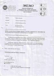 Surat Rasmi Tunjuk Sebab Kesalahan Rasmi L