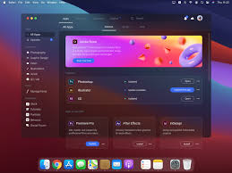 Glassmorphism Big Sur Creative Cloud App Redesign By Mikolaj Galeziowski In 2021 Creative Cloud Web App Design Big Sur